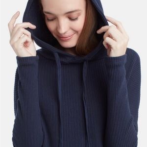 LETT (NWT $88) “Bari” Hoodie, Charcoal, Size: XS but will fit S easily, M snugly